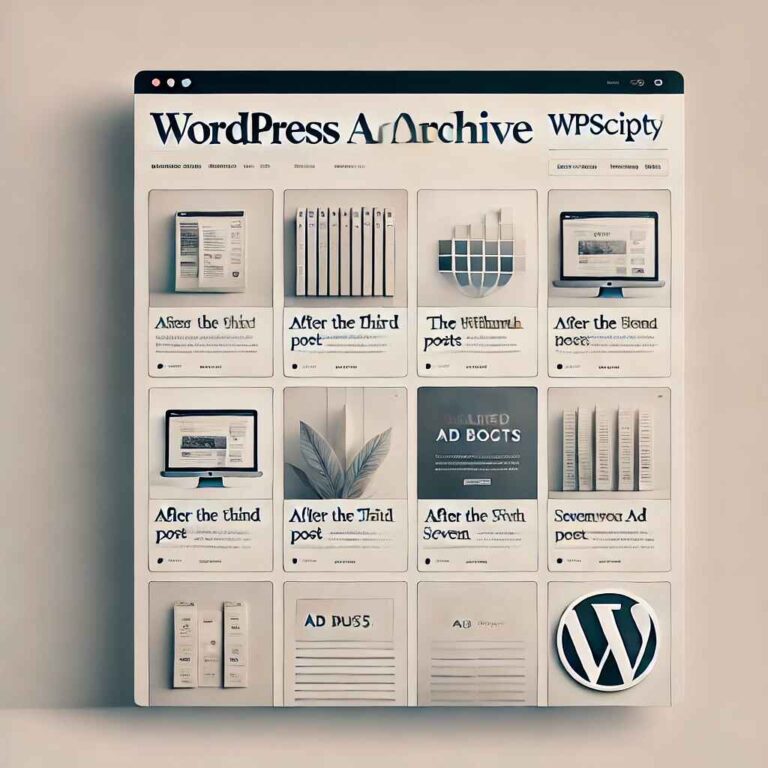 Dynamically Insert Ads in WordPress Archive Templates Using Custom Scripts