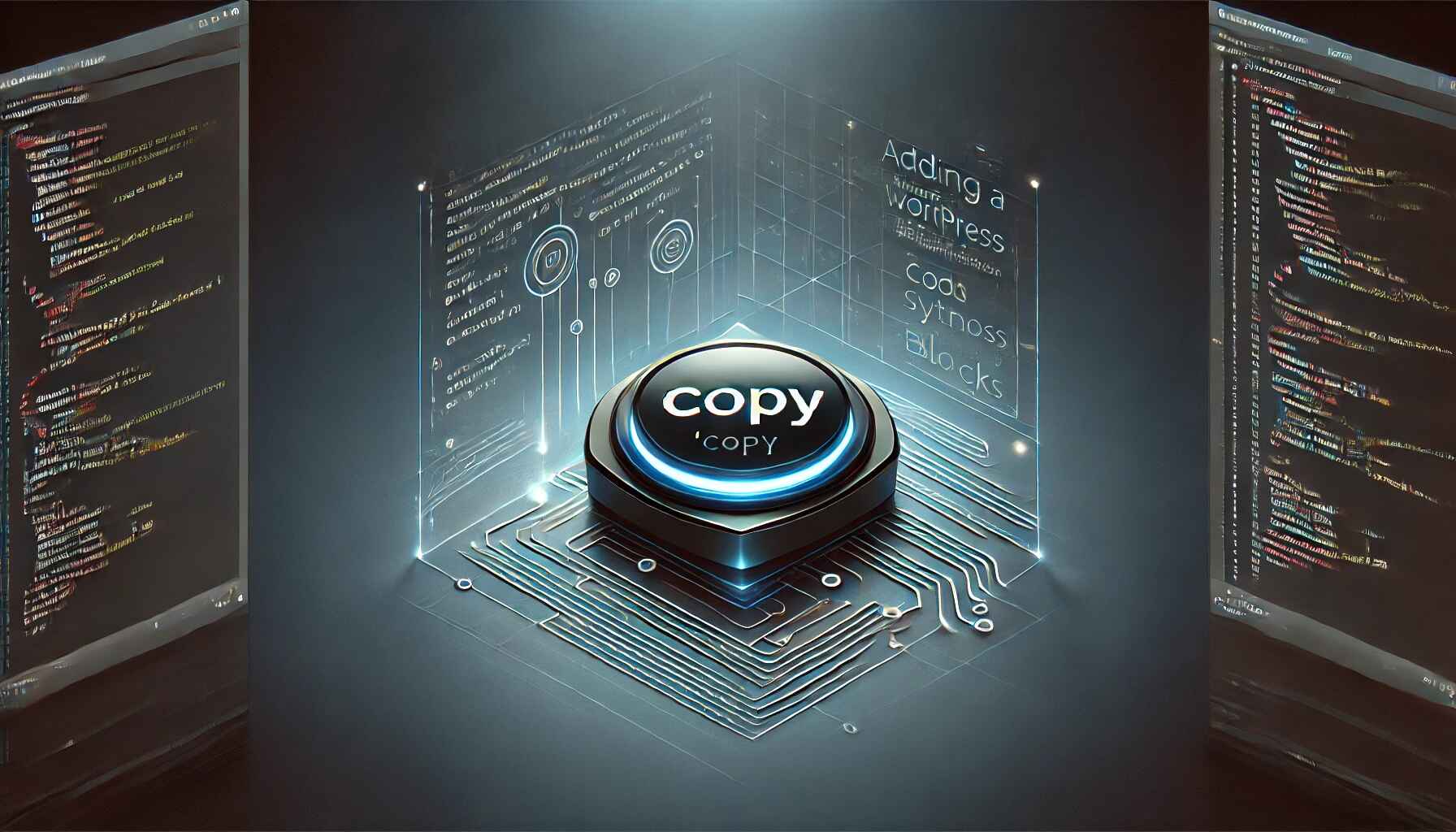 Adding a copy button to code syntax
