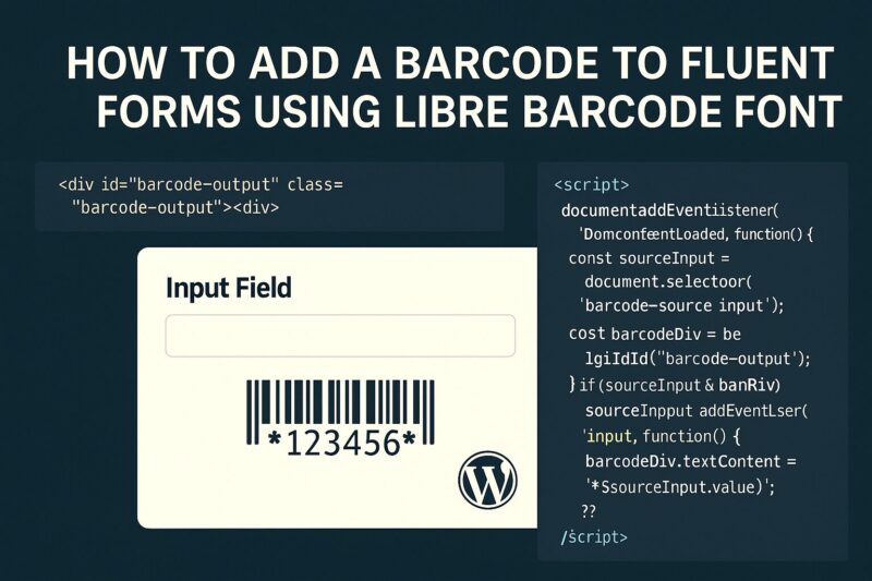 Barcode to Fluent Forms
