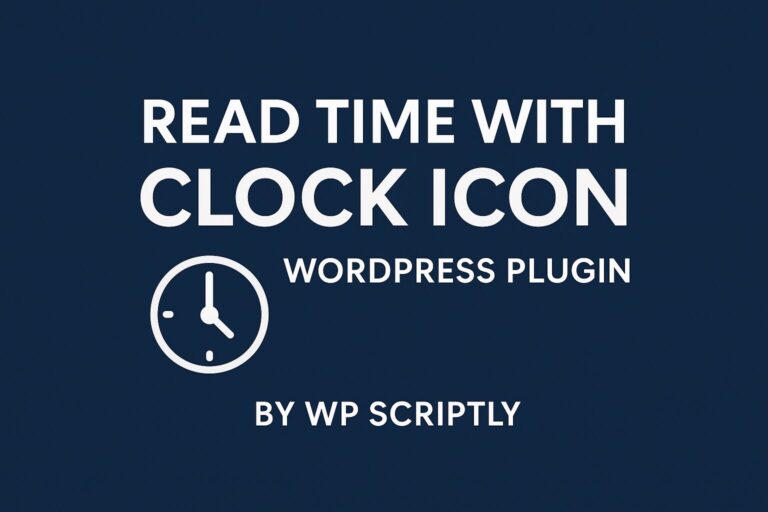 Read Time with Clock Icon