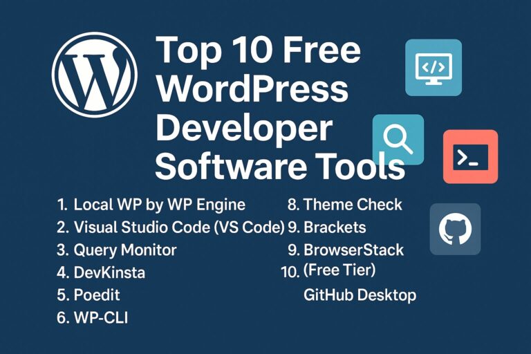 Top 10 Free Tools Every WordPress Developer