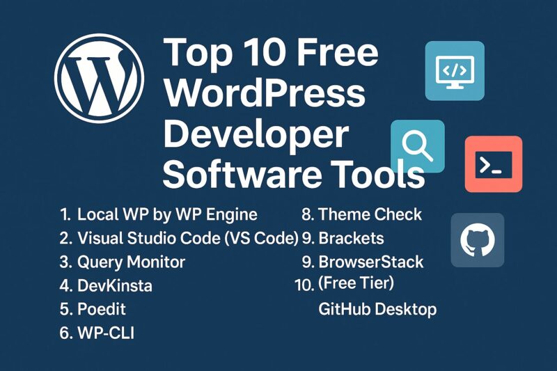 Top 10 Free Tools Every WordPress Developer